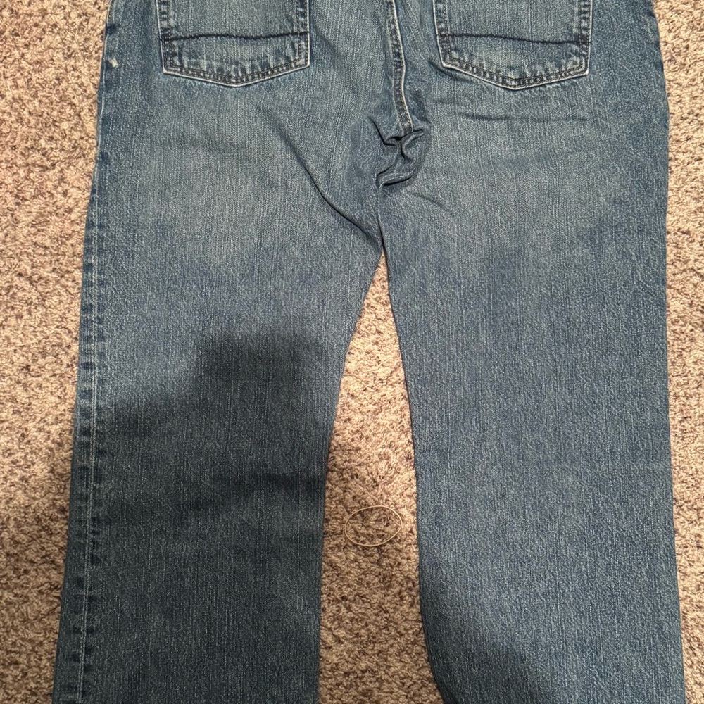 Mossimo Supply Co Blue Straight Jeans Classic Denim - Picture 2 of 4